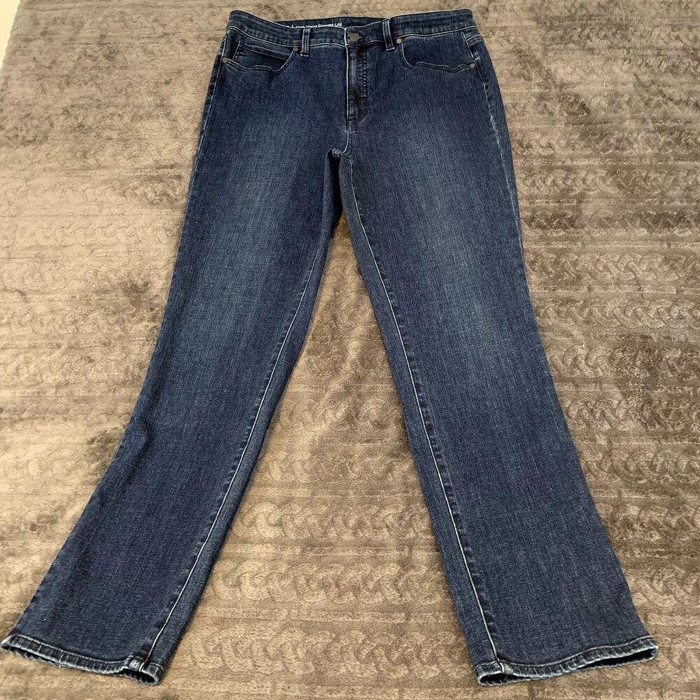 Talbots Flawless High Waist Straight Leg Jeans Size 12